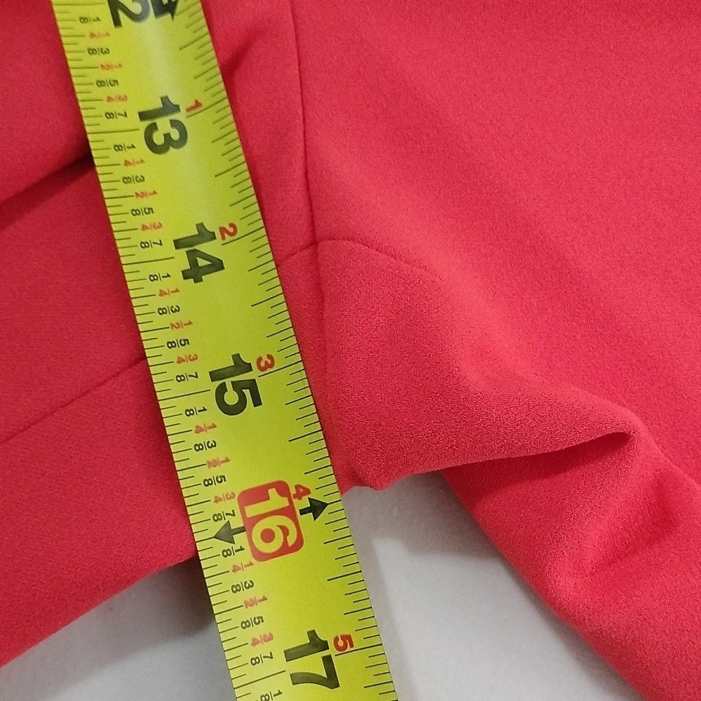 Calvin Klein Red Jumpsuit with Sleek Design Size 14